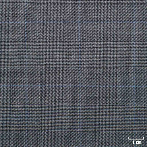 [500313] MEDIUM GREY, BIG BLUE CHECKS