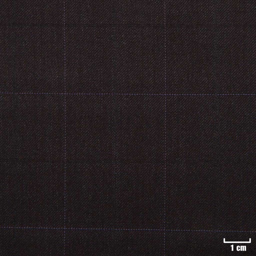 [500324] BROWN, BIG PURPLE CHECKS