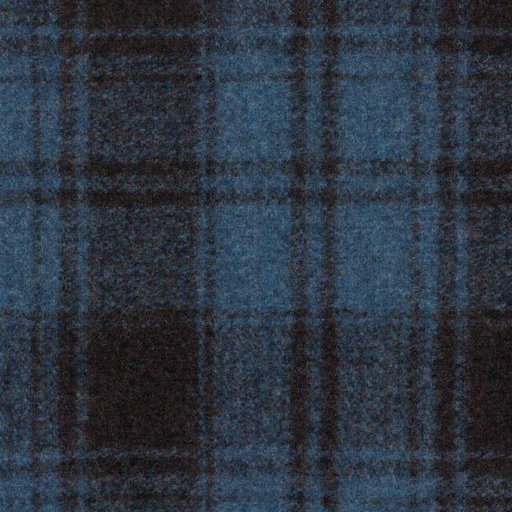 [316401] BLUE, CHARCOAL CHECKS