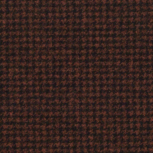 [316410] REDDISH BROWN, BLACK HOUNDSTOOTH
