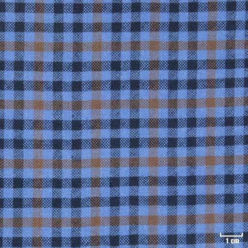 [403939] BLUE, BROWN CHECKS