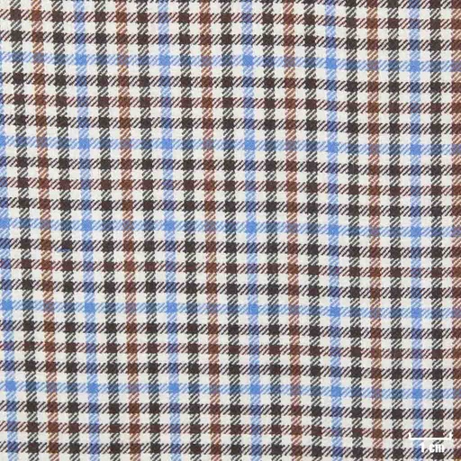 [403214] BROWN, BLUE CHECKS
