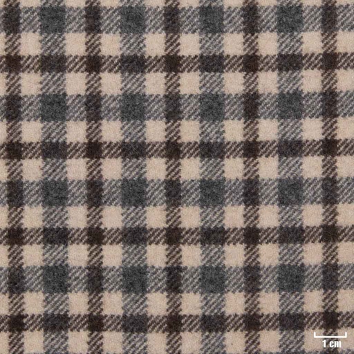 [450702] LIGHT BROWN, GREY CHECKS