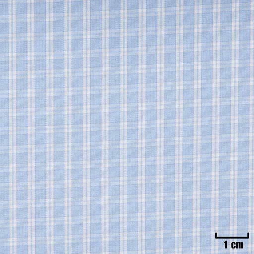 [H11385] BLUE, SMALL WHITE CHECKS