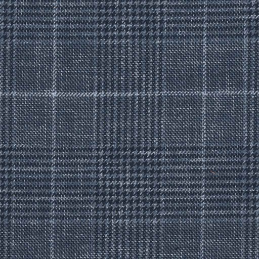 [317032] DARK BLUE, OFF WHITE CHECKS
