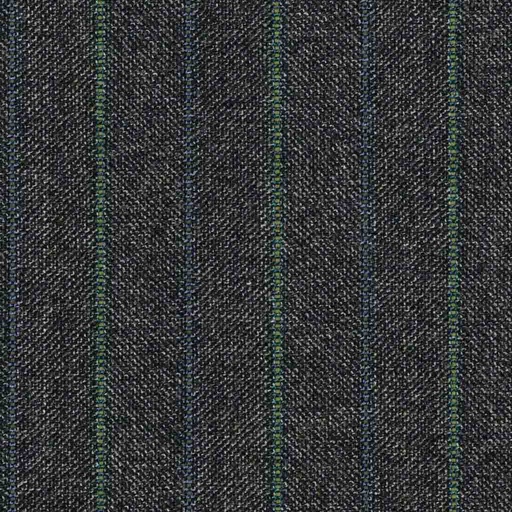 [316518] GREY, GREEN STRIPES