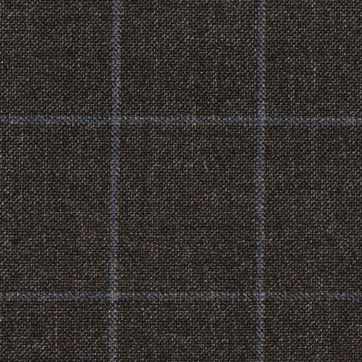 [316520] DARK GREY, BLUE CHECKS