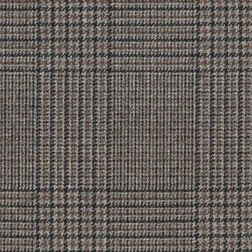 [316525] LIGHT GREY, BROWN CHECKS