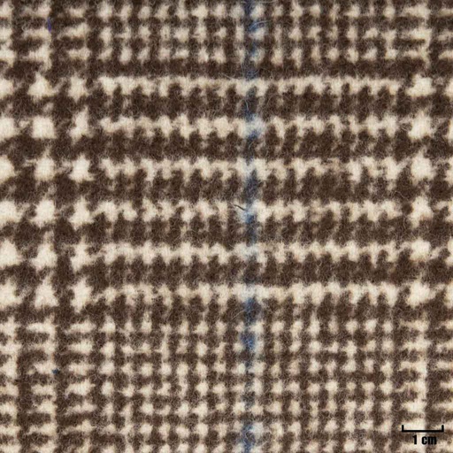 [315430] BROWN, BIG BLUE CHECKS