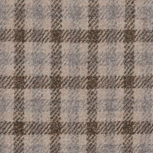 [316620] CREAM, BROWN CHECKS