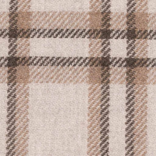 [316639] CREAM, BROWN CHECKS