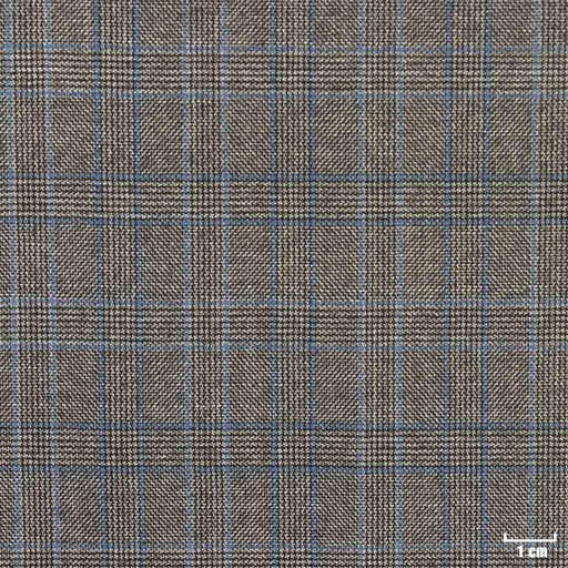 [315604] GREY, SMALL BLUE CHECKS