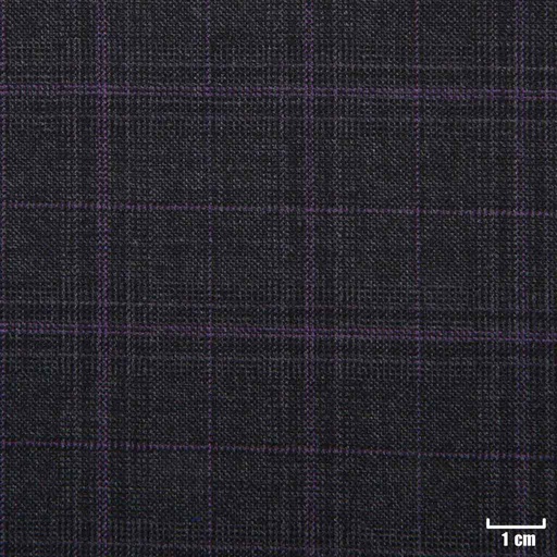 [501111] DARK GREY, PURPLE CHECKS