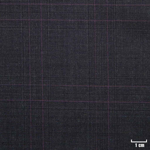 [501307] DARK GREY, PURPLE CHECKS