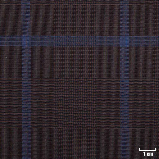 [225805] BROWN, BLUE CHECKS