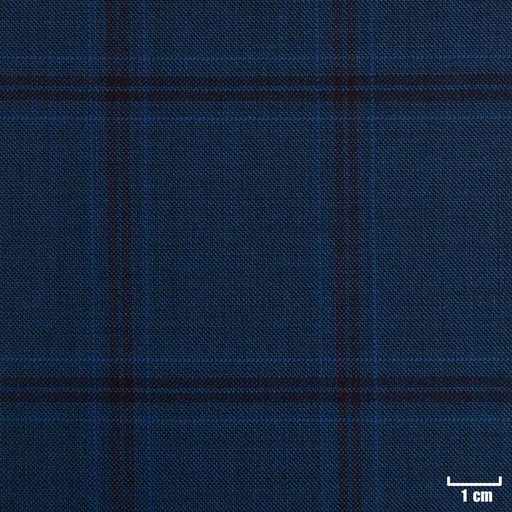 [224303] DARK BLUE, BROWN CHECKS