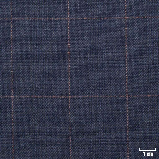 [226121] DARK BLUE, BROWN CHECKS