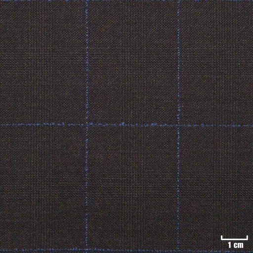 [226122] BROWN, BLUE CHECKS