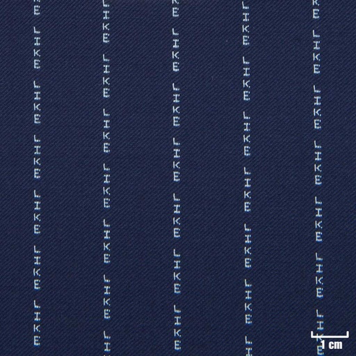 [822242] DARK BLUE, WHITE "LIKE" STRIPES