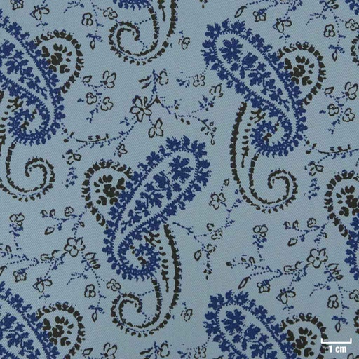 [822923] LIGHT BLUE, BLACK/BLUE FLOWER