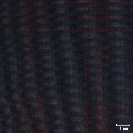 [226825] DARK BLUE, RED CHECKS