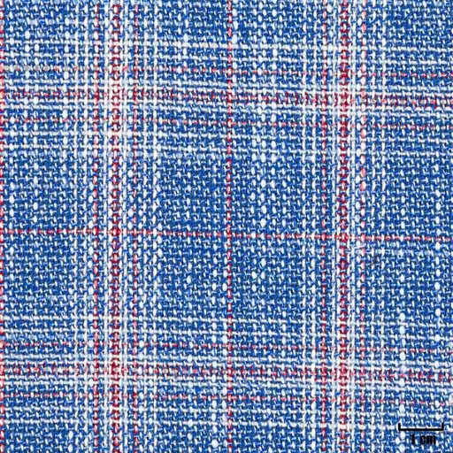 [405217] BLUE, WHITE/RED CHECKS