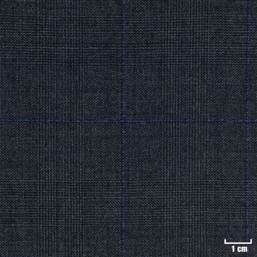 [213119] DARK GREY, BLUE CHECKS