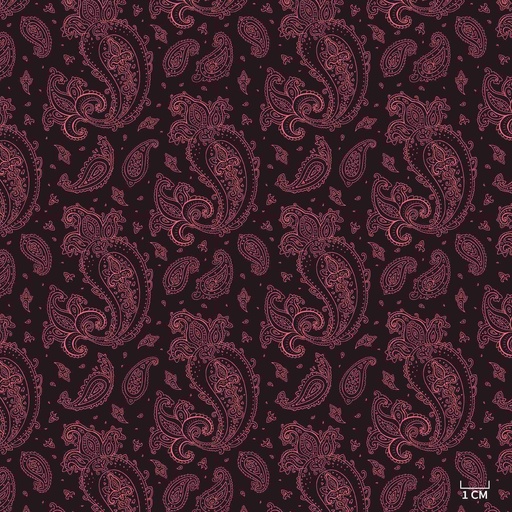 [823941] PURPLE PAISLEY PATTERN
