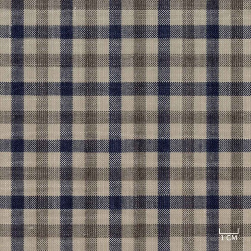 [320813] BROWN, BLUE CHECKS