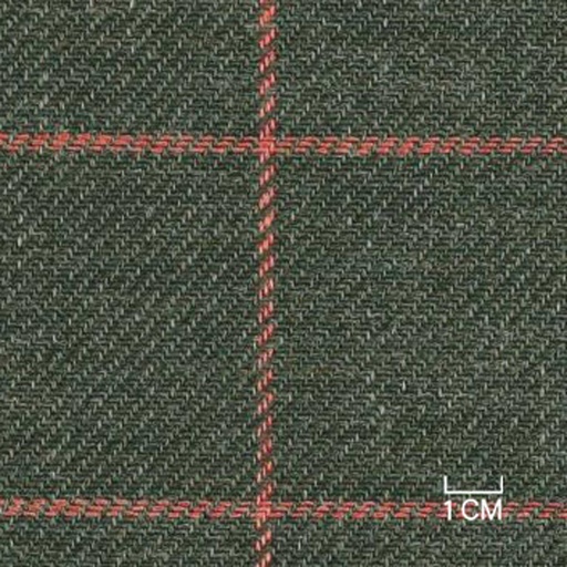 [610523] GREEN, ORANGE CHECKS (106/23)