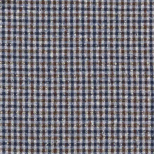 [660222] BLUE, BROWN CHECKS