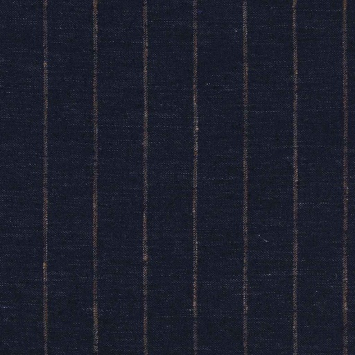 [660232] DARK BLUE, BROWN STRIPES
