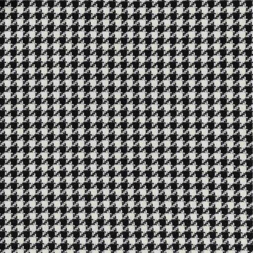 [660246] BLACK, WHITE HOUNDSTOOTH